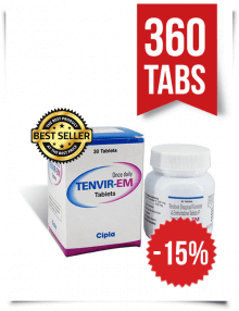 Tenvir-EM by Cipla 360 Pills